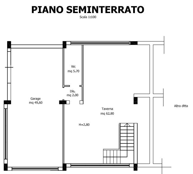 planimetria APPARTAMENTO ALL'ASTA IN VIA SAN LORENZO, SAN NICOLA MANFREDI (BN) - 1