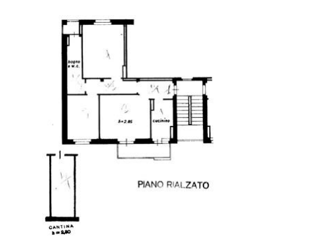 planimetria APPARTAMENTO IN VENDITA ALL'ASTA IN VIA M. LUTHER KING, TRIUGGIO (MB) - 1