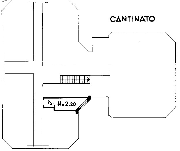 planimetria TRILOCALE IN ASTA IN VIA C.BATTISTI, C.D'ADDA (MB) - 1