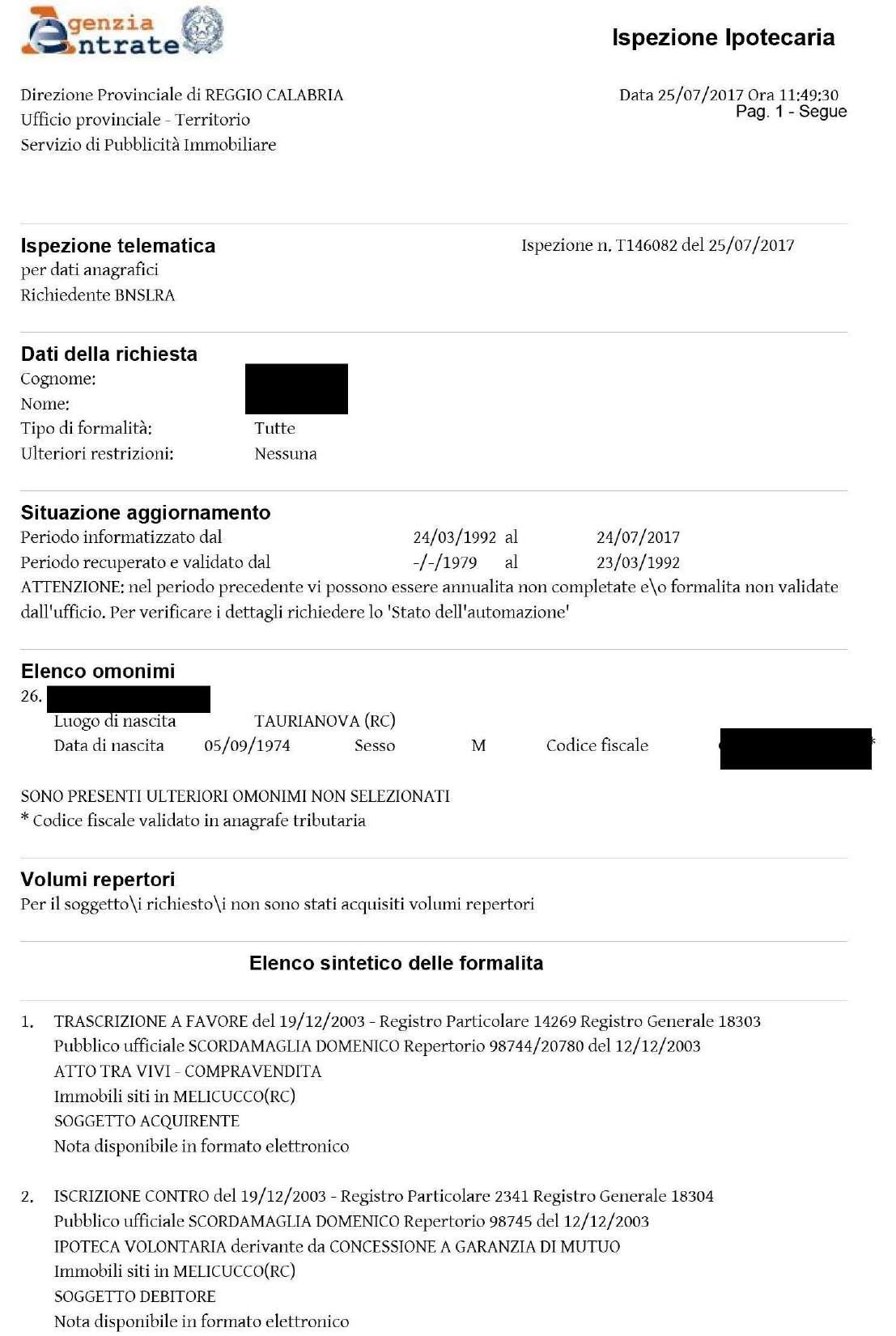 immobile appartamento all'asta in via Modena angolo via Fratelli Bandiera, 12 - 89020 Melicucco (RC) - 1