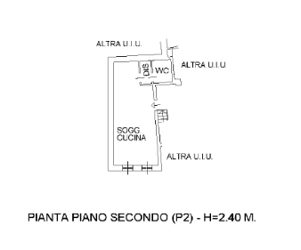 planimetria APPARTAMENTOIN VENDITA ALL'ASTA IN VIA ROMA, VIONE (BS) - 1
