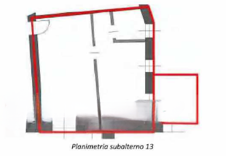 planimetria APPARTAMENTOIN VENDITA ALL'ASTA IN VIA ROMA, VIONE (BS) - 1