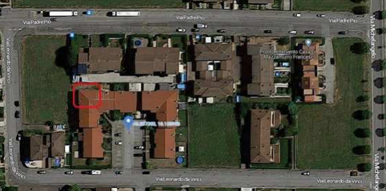 planimetria QUADRILOCALE IN VENDITA ALL'ASTA IN VIA LEONARDO DA VINCI, S. GERVASIO BRESCIANO (BS) - 1