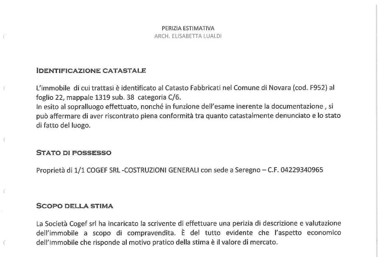 immobile posto auto all'asta in Corso della Vittoria 123 - 28100 Novara (NO) - 5