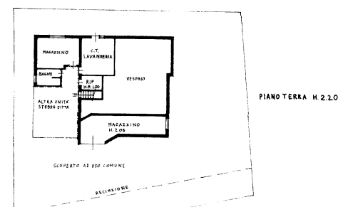 planimetria VILLA IN VENDITA ALL'ASTA IN VIA PAPA ALBINO LUCIANI, PIANIGA (VE) - 1