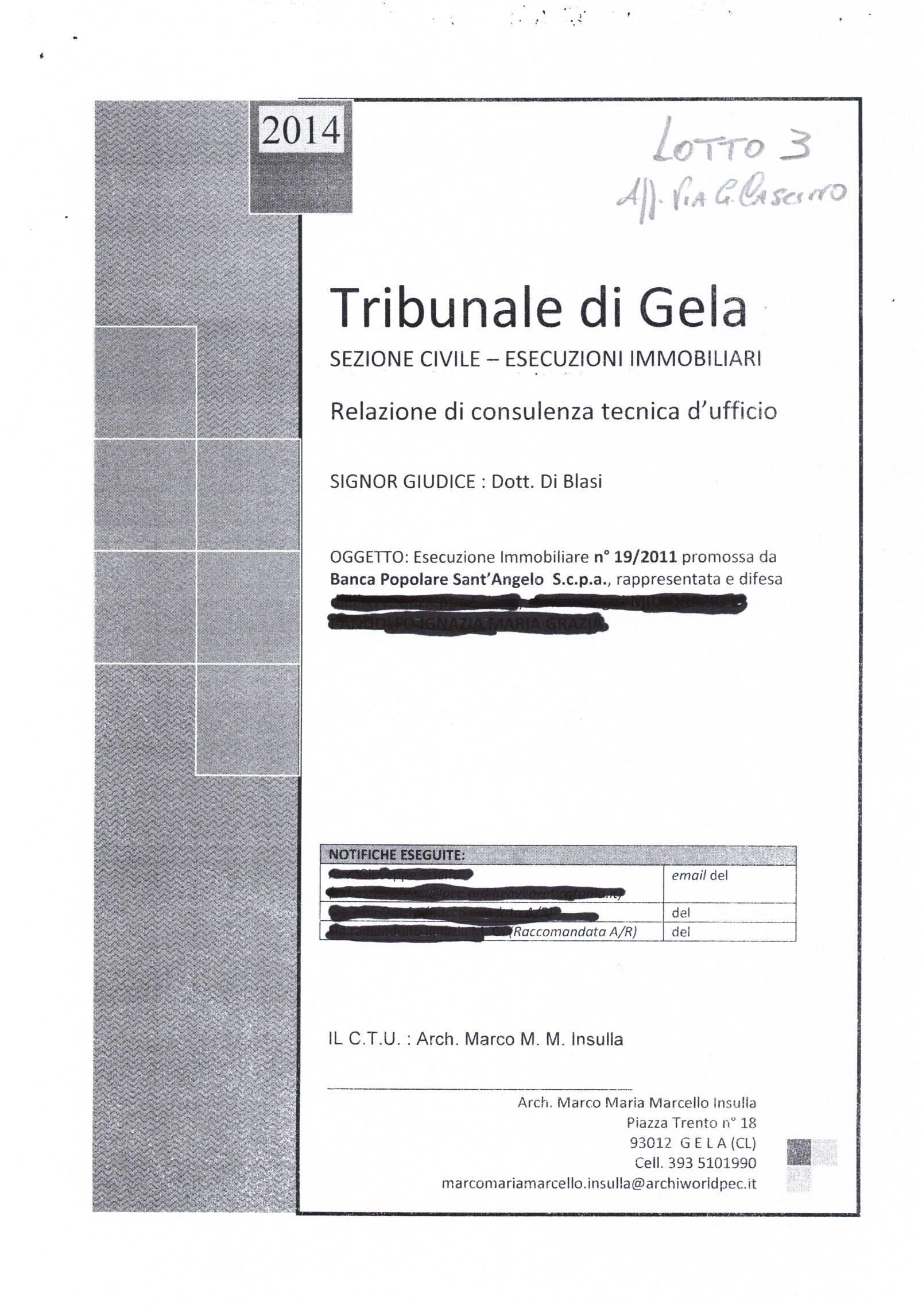 immobile appartamento all'asta in Via Generale Cascino n97 - 93012 Gela (CL) - 1