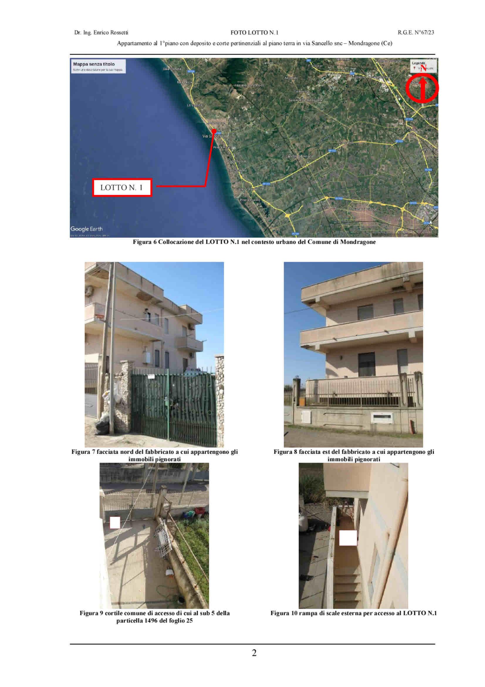 immobile appartamento all'asta in Via Sancello snc - 81041 Mondragone (CE) - 2
