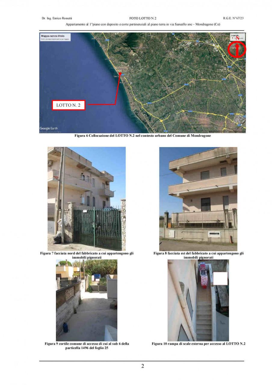 immobile APPARTAMENTO ALL'ASTA IN VIA SANCELLO, MONDRAGONE (CE) - 1