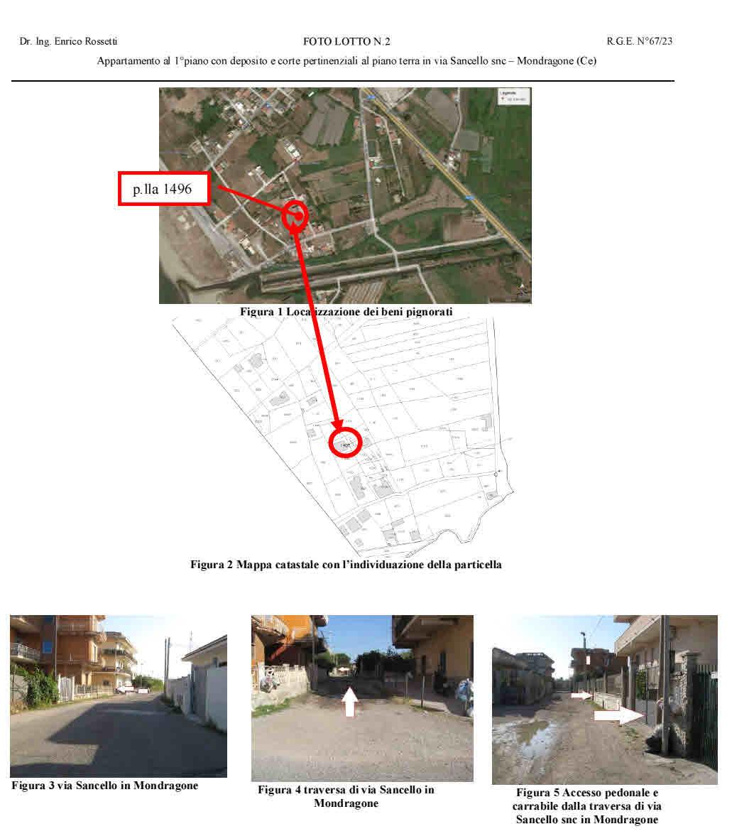 immobile APPARTAMENTO ALL'ASTA IN VIA SANCELLO, MONDRAGONE (CE) - 2