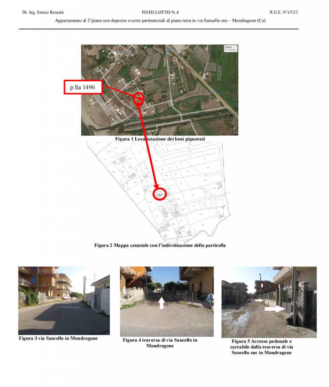immobile APPARTAMENTO ALL'ASTA IN VIA SANCELLO, MONDRAGONE (CE) - 1