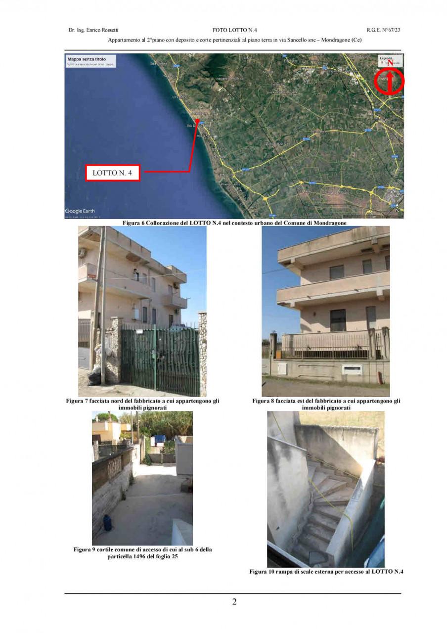 immobile APPARTAMENTO ALL'ASTA IN VIA SANCELLO, MONDRAGONE (CE) - 2