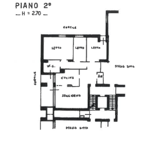planimetria QUADRILOCALE IN ASTA IN VIA A. EMILIO, PIOLTELLO (MI) - 1