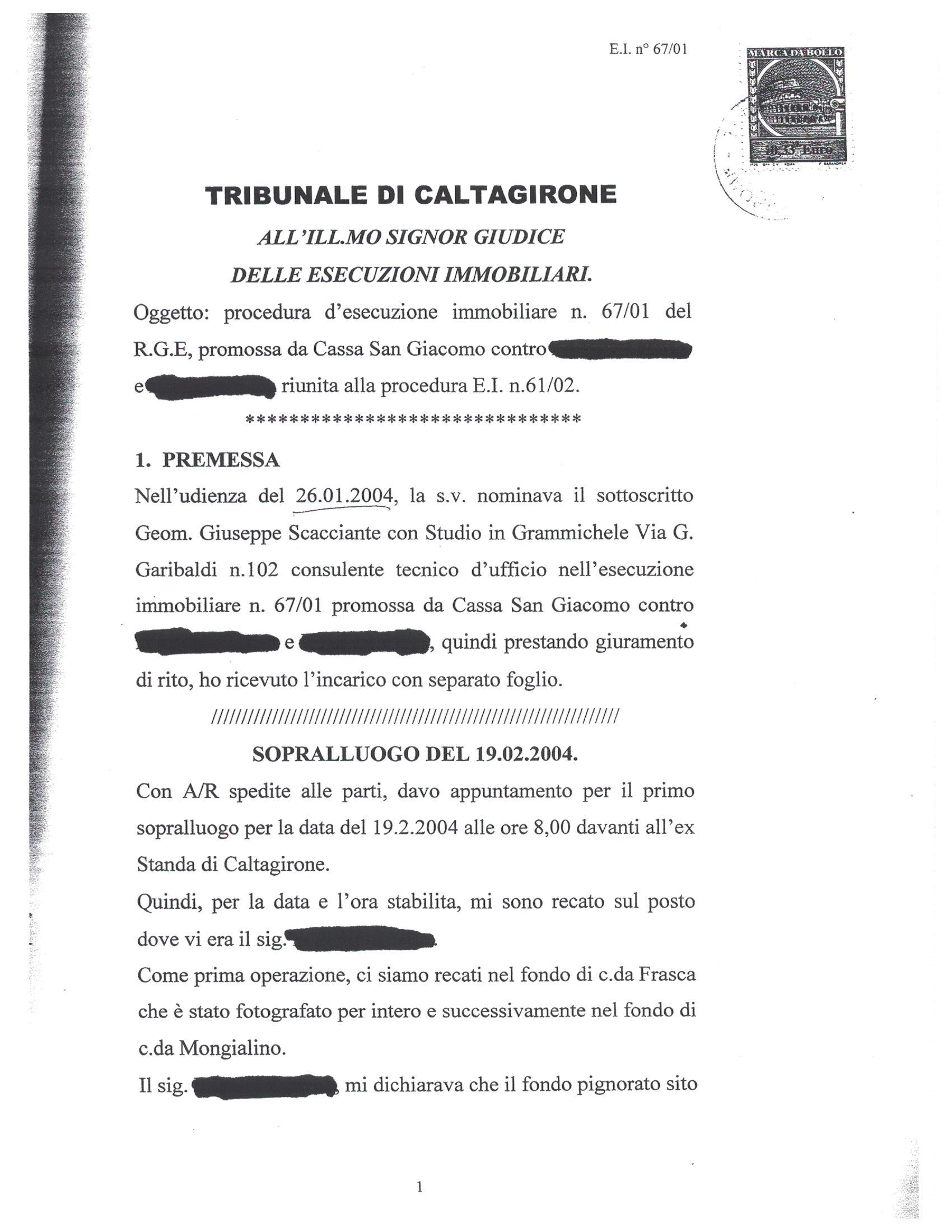 immobile terreno all'asta in c/da Frasca - 95044 Mineo (CT) - 2