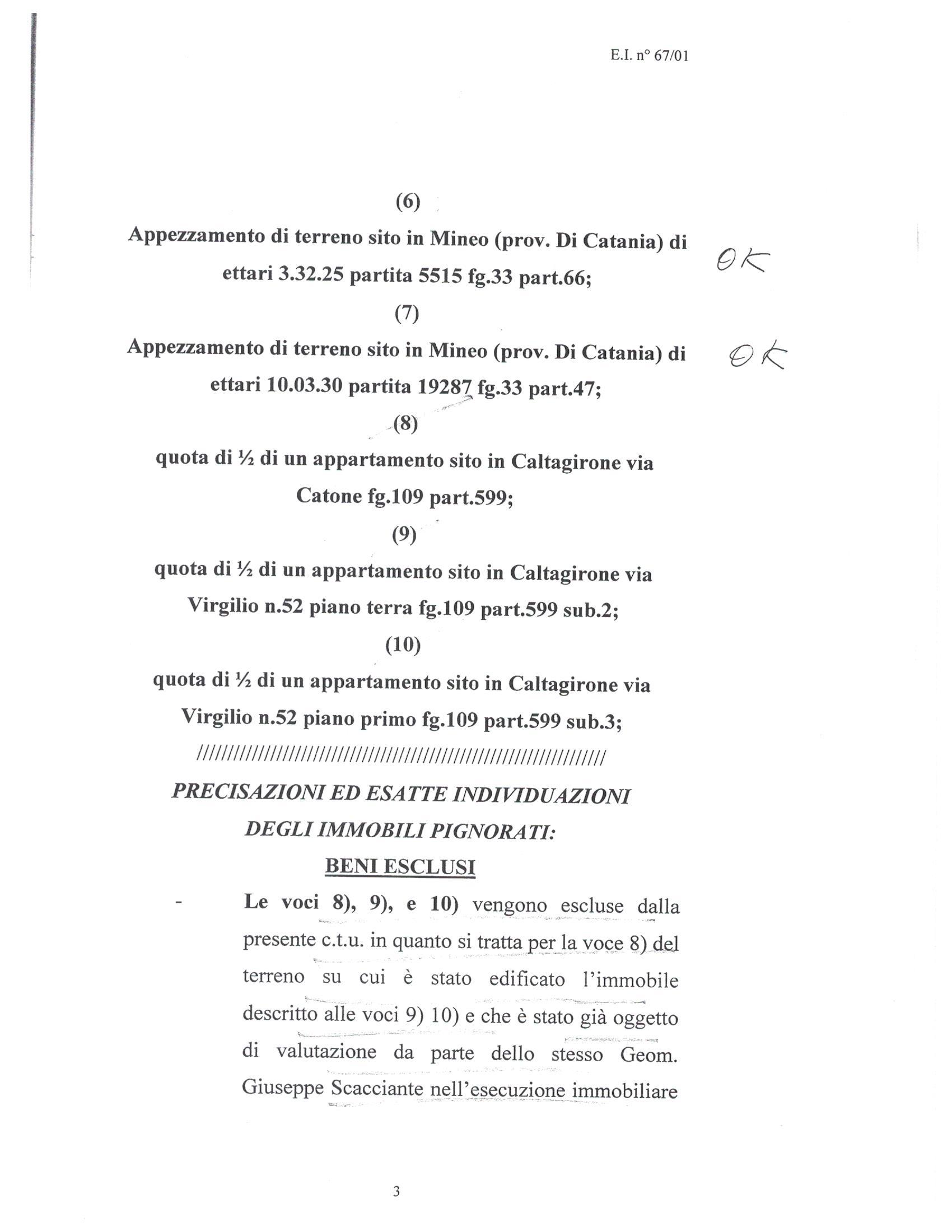 immobile terreno all'asta in c/da Frasca - 95044 Mineo (CT) - 4