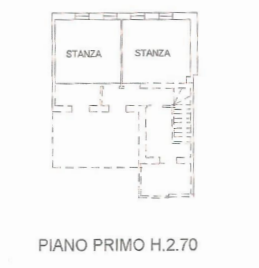 planimetria APPARTAMENTO ALL'ASTA IN VIA VALLI, MONSELICE (PD) - 1