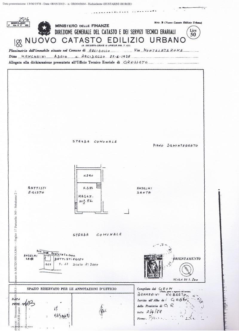 immobile APPARTAMENTO ALL'ASTA IN VIA MONACI, CASTEL DEL PIANO (GR) - 3