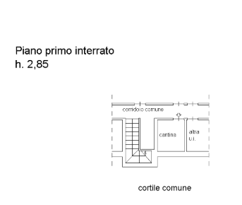 planimetria AMPIA ABITAZIONE IN ASTA  IN VIA SPORTING MIRASOLE, OPERA (MI) - 1
