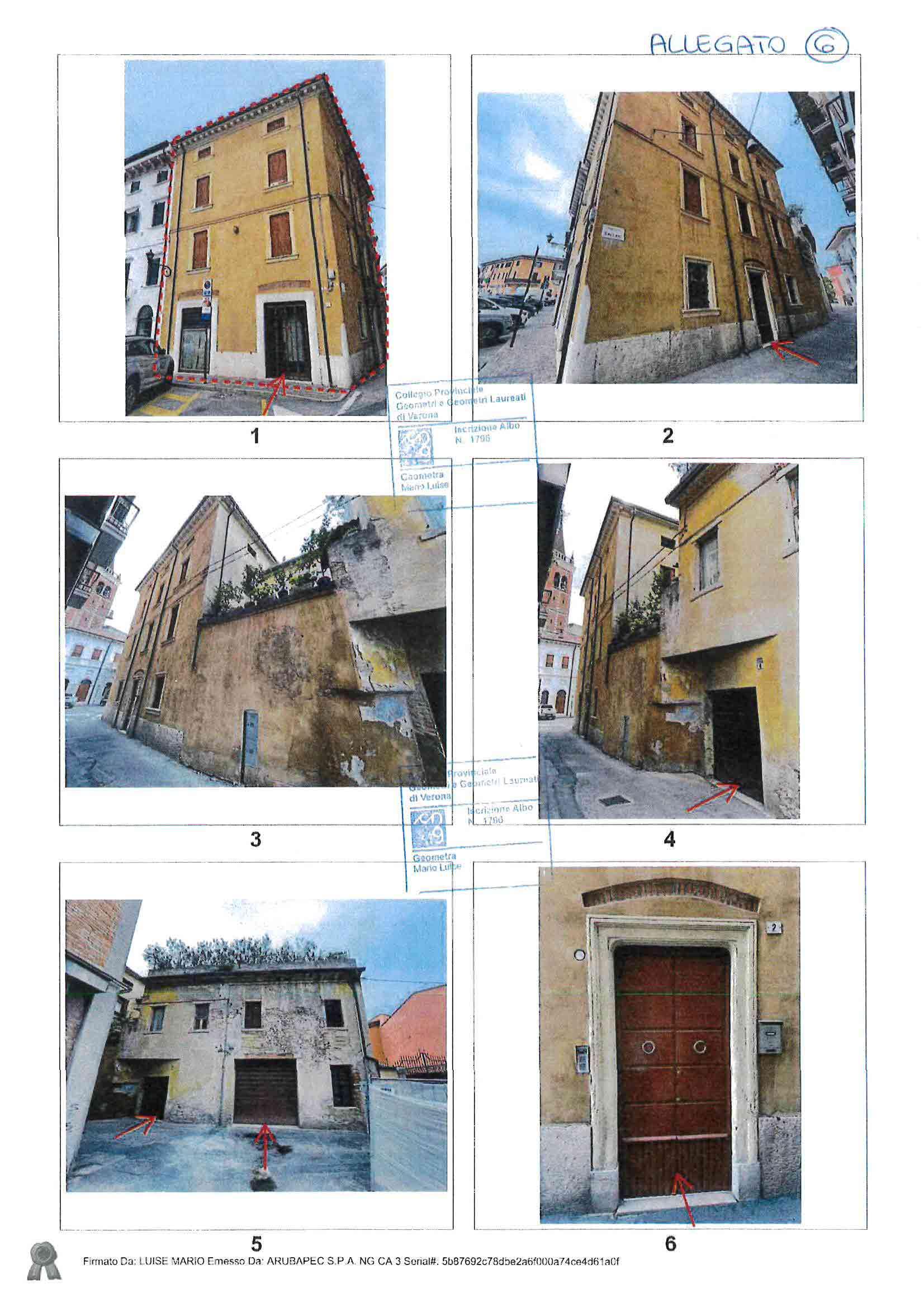 immobile casa singola all'asta in Vicolo Baldani nri 2,4,6, angolo Via Mazzini n 18 - 37012 Bussolengo (VR) - 1