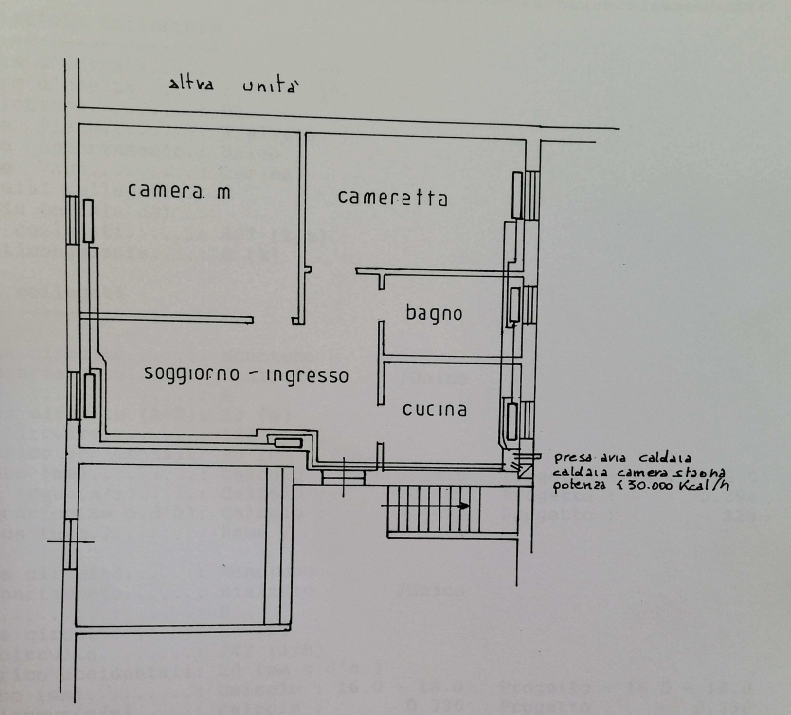 planimetria TRILOCALE IN ASTA IN VIA CAVALLOTTI, VENEZIA (VE) - 1