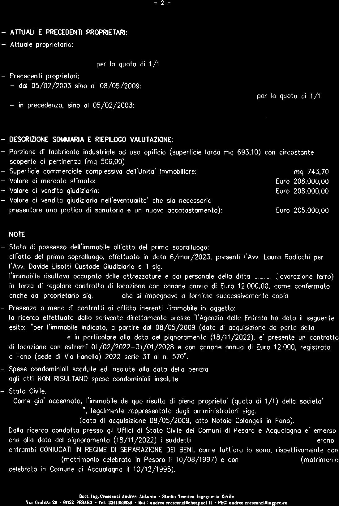 immobile capannone all'asta in Frazione Lucrezia - Via Aspio 23 - 61030 Cartoceto (PU) - 4