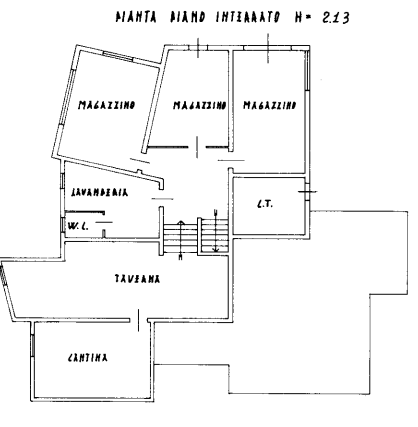 planimetria VILLA IN VENDITA ALLL'ASTA IN VIA VECCHIA MOGLIANESE, SCORZE' (VE) - 1