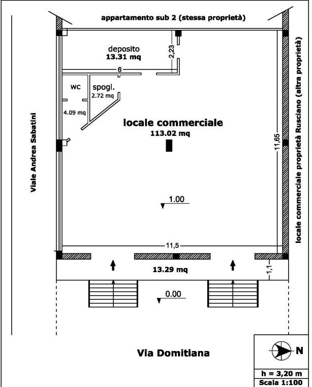immobile negozio all'asta in Via Domitiana Km 31,400 Castel Volturno (CE) - 3
