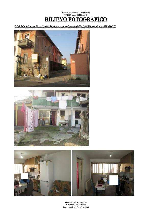 immobile appartamento all'asta in via Carlo Romanò n 8 - 20031 Cesate (MI) - 1
