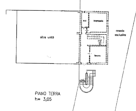 planimetria APPARTAMENTO ALL'ASTA IN VIA TRENTO 147 - 50054 FUCECCHIO (FI) - 1