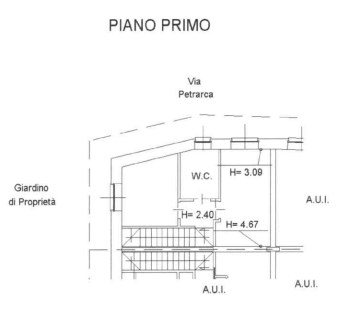 planimetria APPARTAMENTO ALL'ASTA IN VIA FRANCESCO PETRARCA N 23, BUCCINASCO (MI) - 1
