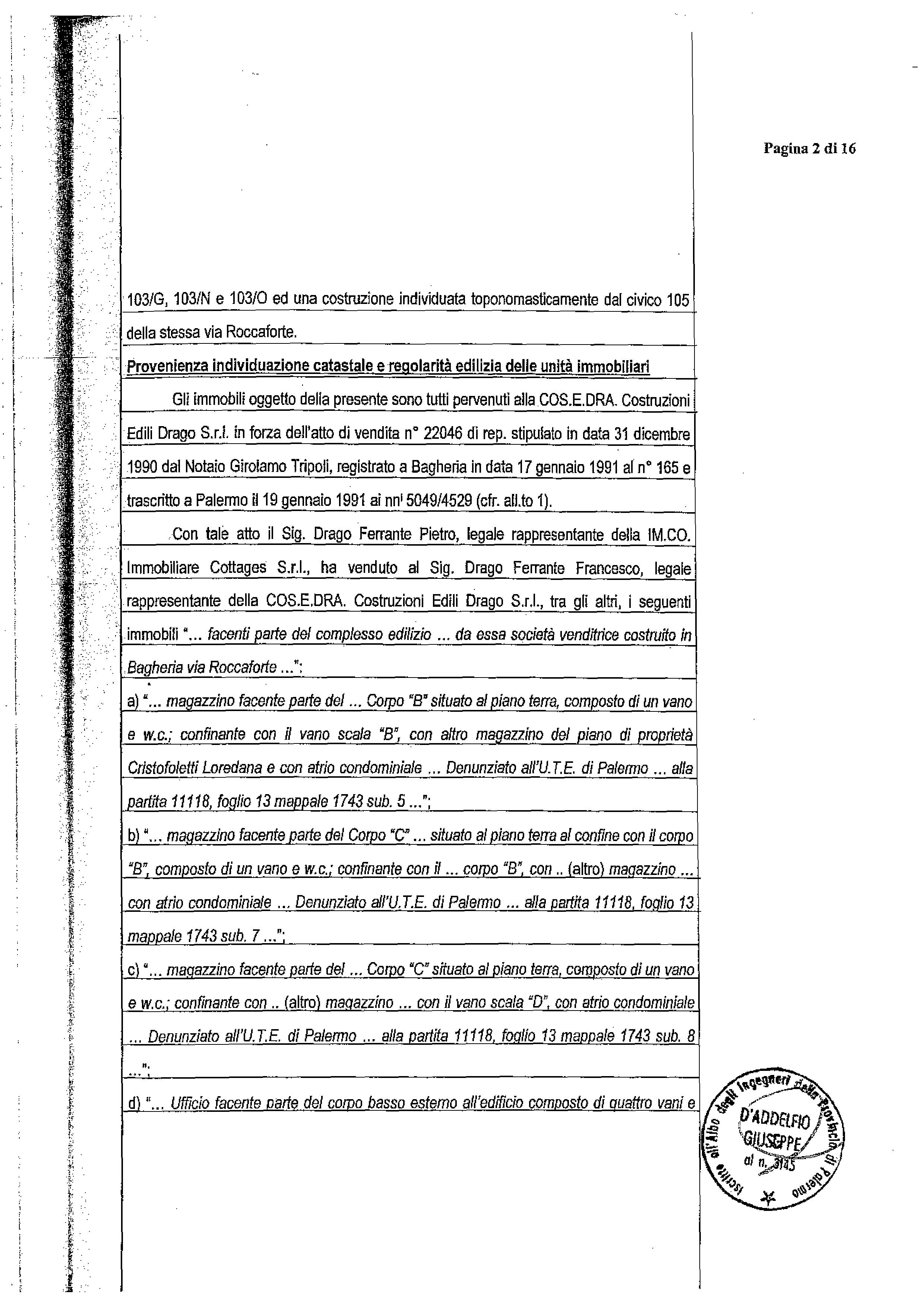 immobile attivita commerciale all'asta in VIA ROCCAFORTE 103/G - 90011 Bagheria (PA) - 3