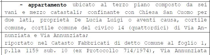 immobile appartamento all'asta in Via Annunziata, 18 - 80011 Acerra (NA) - 5