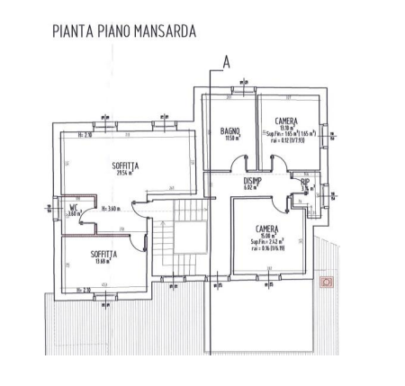 planimetria VILLA ALL'ASTA IN VIA ANTONIO VIVALDI,SONA (VR) - 1
