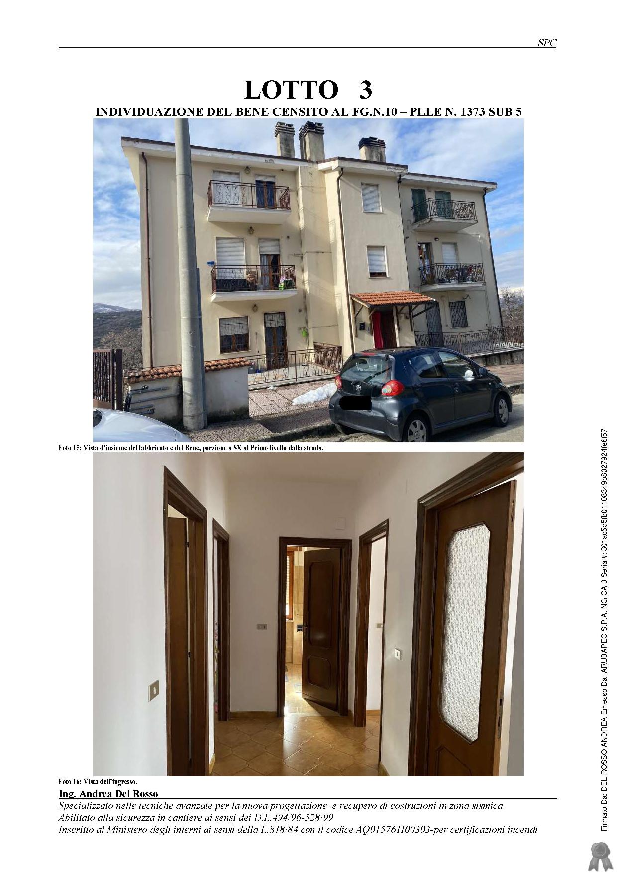 immobile appartamento all'asta in Via Andrea De Litio, 24 piano 1 - 67050 Lecce nei Marsi (AQ) - 1