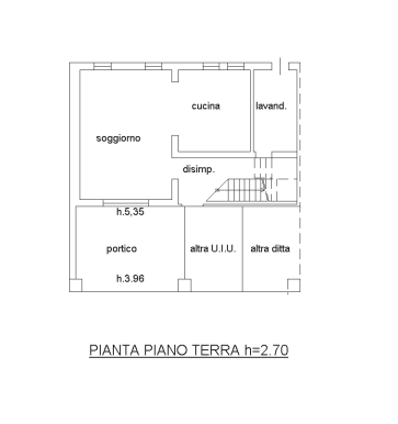 planimetria APPARTAMENTO ALL'ASTA IN VIA G CABOTO, CASTELFRANCO VENETO (TV) - 1