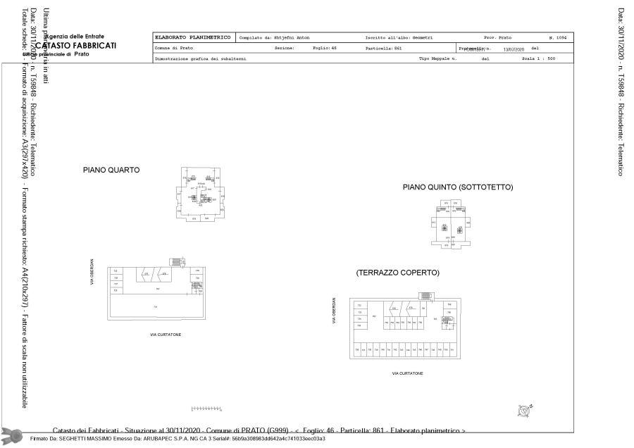 immobile garage all'asta in via Curtatone n 69 angolo via Oberdan n 2 - 59100 Prato (PO) - 4
