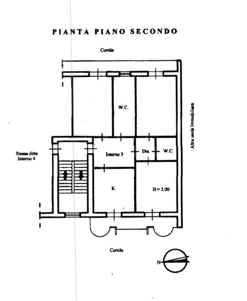 planimetria APPARTAMENTO ALL'ASTA IN VIA CINQUEVIE, AFRAGOLA (NA) - 1