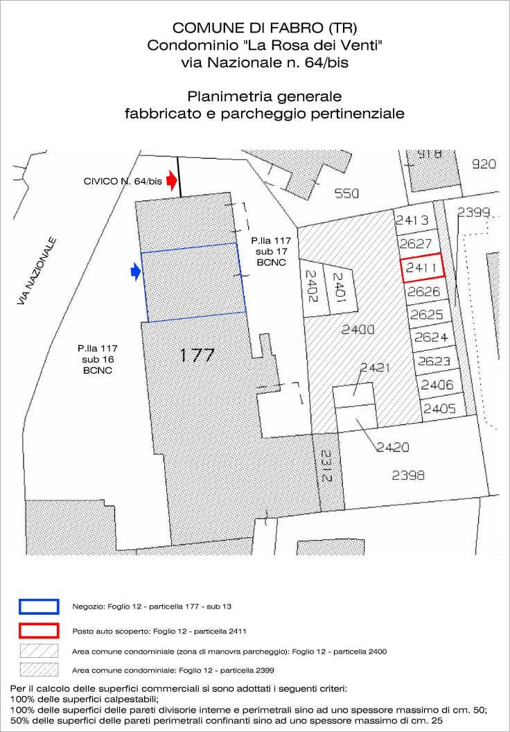 immobile negozio all'asta in Via Nazionale, 62 - 05015 Fabro (TR) - 5