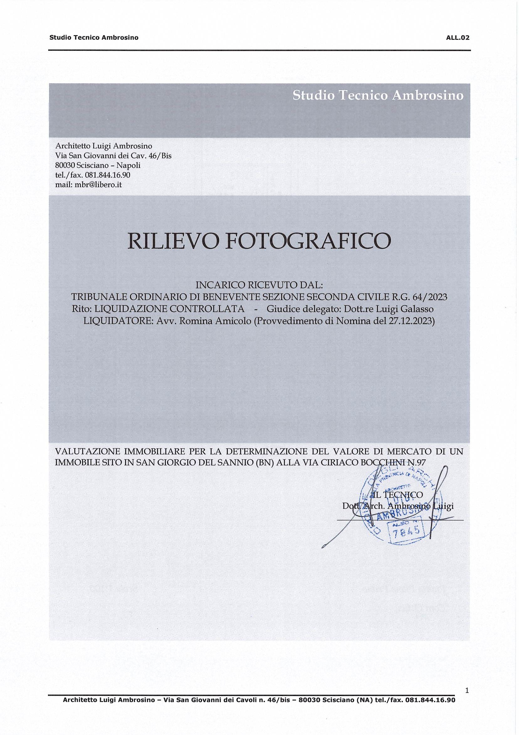 immobile appartamento all'asta in Via Ciriaco Bocchini n 97 - 82018 San Giorgio del Sannio (BN) - 1