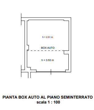 planimetria APPARTAMENTO IN VENDITA ALL'ASTA IN VIA M.IACOVAZZI, TURI (BA) - 1