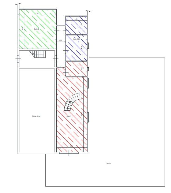 planimetria CASA SINGOLA IN ASTA IN VIA ROMUALDO SALERNITANO, AGRIGENTO (AG) - 1