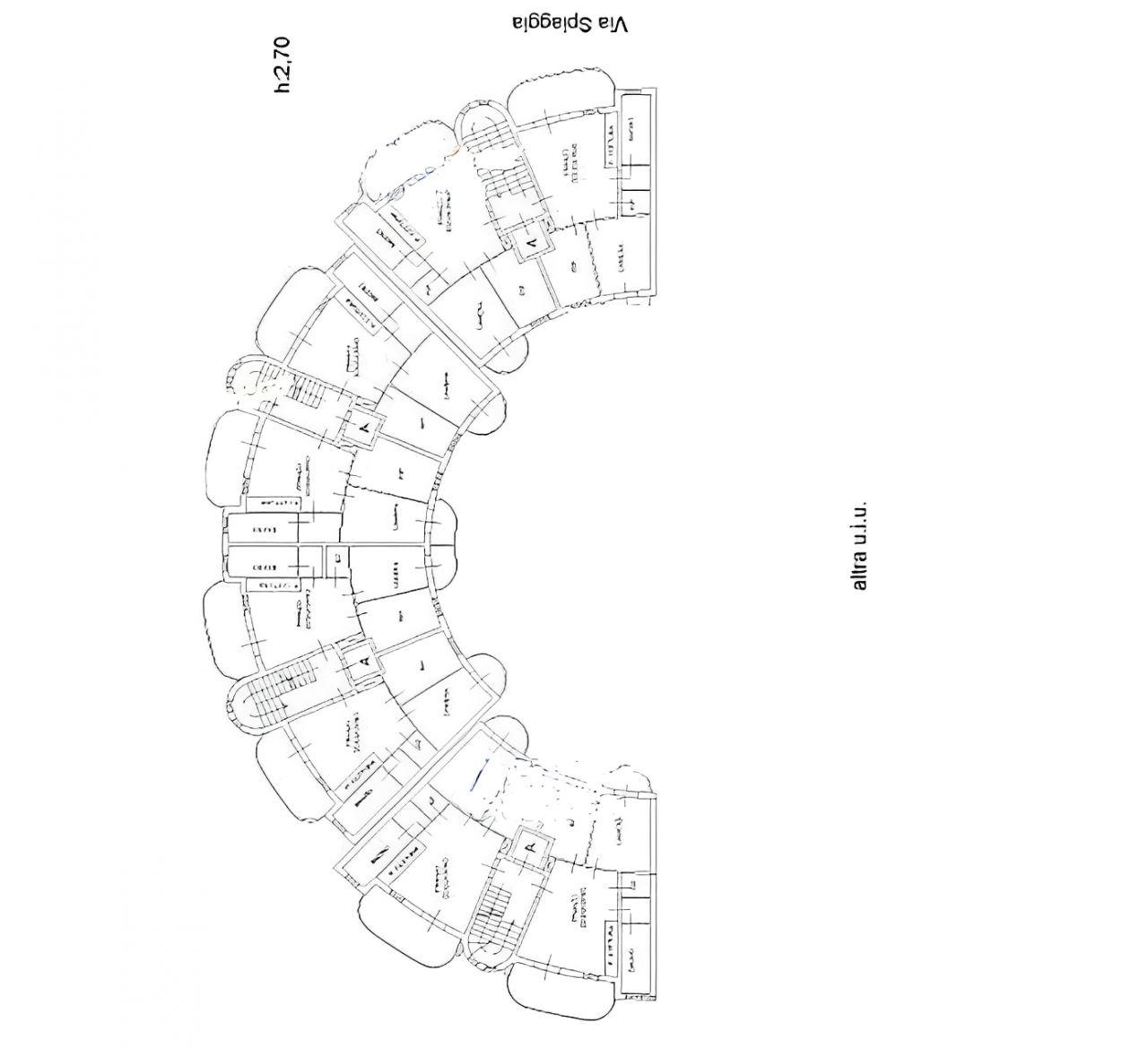 planimetria AMPIO APPARTAMENTO IN ASTA CON GARAGE IN VIA MAZZAGLIA, MASCALI (CT) - 1