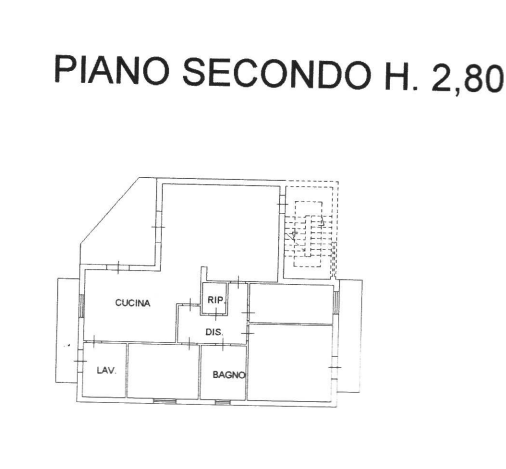 planimetria QUADRILOCALE IN VENDITA ALLA'STA IN VIA POGGIO DI MEZZO, MAZZARONE (CT) - 1