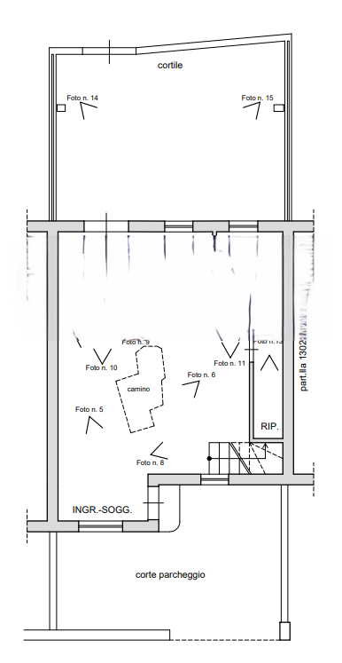 planimetria VILLA IN VENDITA ALL'ASTA IN VIA A.MUSCO 20, BARCELLONA POZZO DI GOTTO (ME) - 1