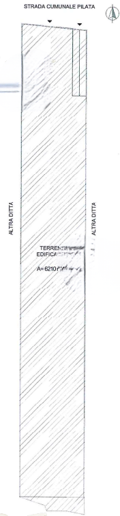 planimetria TERRENO IN VENDITA ALL'ASTA IN STRADA COMUNALE PILATA S.N., MISTERBIANCO (CT) - 1