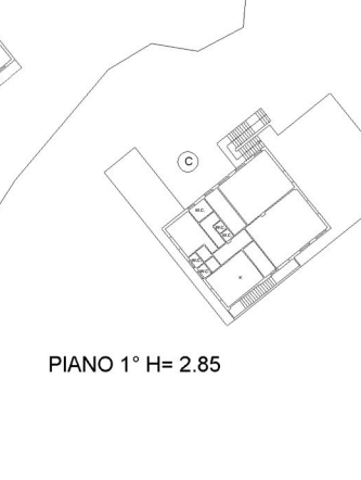 planimetria CASA DI CURA IN VENDITA ALL'ASTA IN C.DA PIETRAMARINA, CASTIGLIONE DI SICILIA (CT) - 1