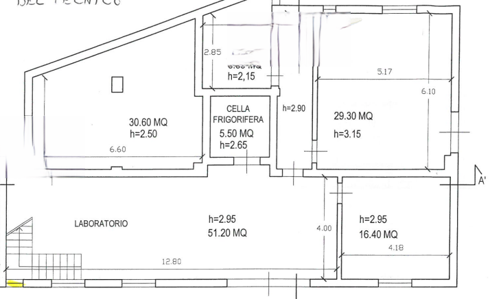 planimetria VILLETTA IN VENDITA ALL'ASTA IN VIA FRANCESCO PAOLO TOSTI, L'AQUILA (AQ) - 1