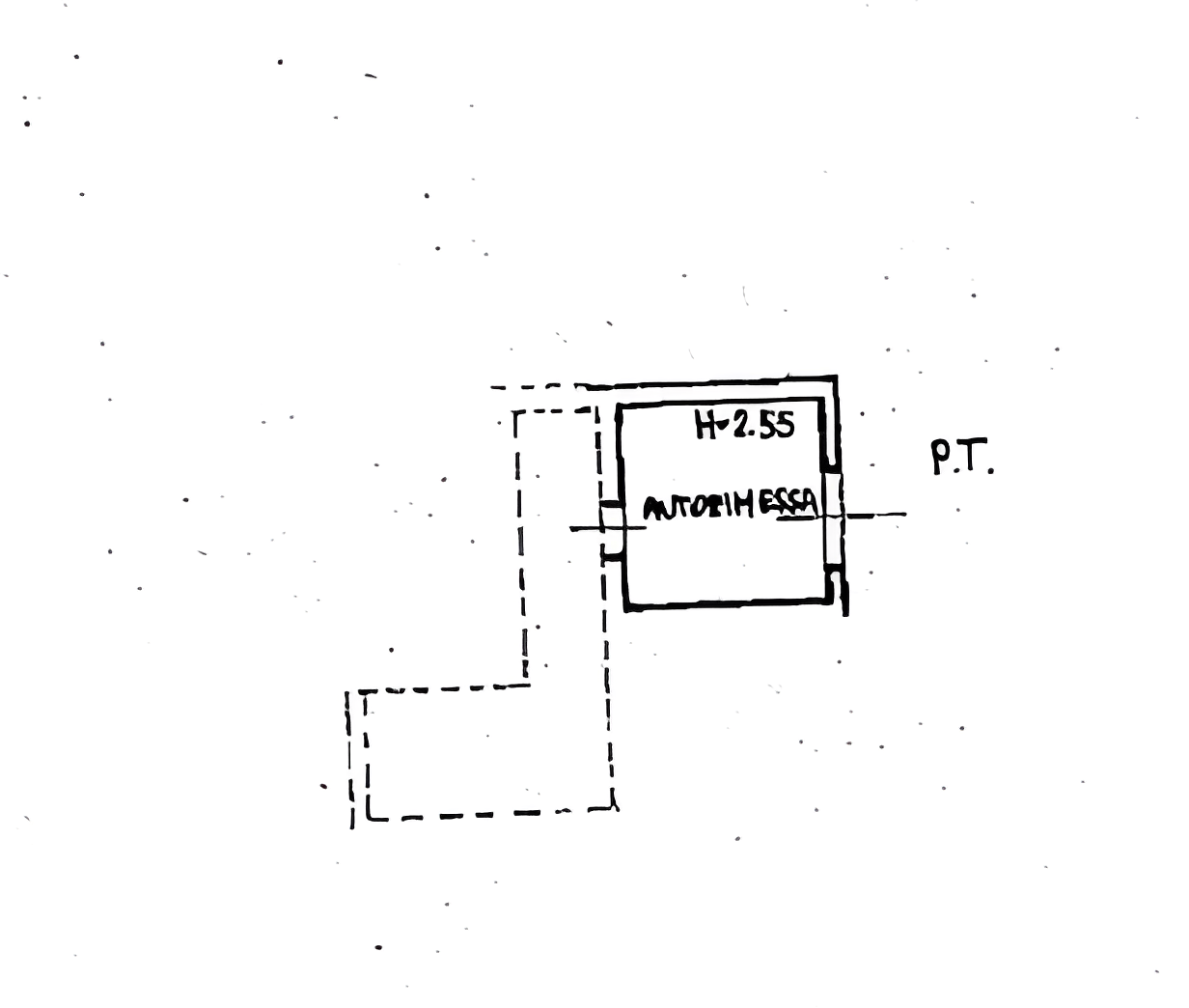 planimetria QUADRILOCALE IN ASTA IN VIA BRUNAMONTI, RECANATI (MC) - 1