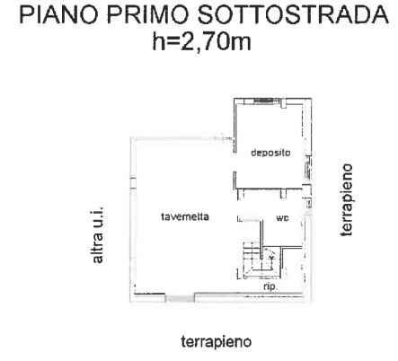 planimetria VILLA IN VENDITA ALL'ASTA IN VIA FOGGIA, SANG GIOVANNI ROTONDO (FG) - 1