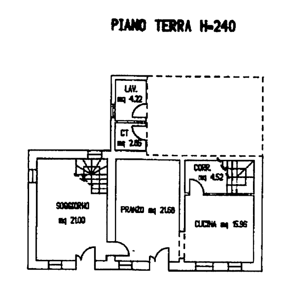 planimetria VILLA IN VENDITA ALL'ASTA VIA SOTTOCRODA, REVINE LAGO (TV) - 1