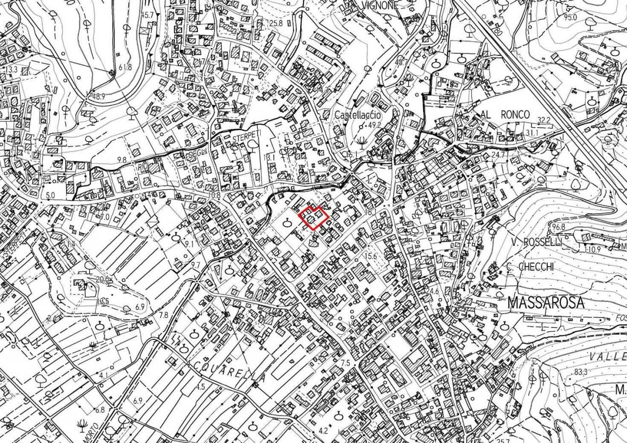 planimetria VILLA UNIFAMILIARE IN VENDITA ALL'ASTA IN VIA DON MINZONI, MASSAROSA (LU) - 1